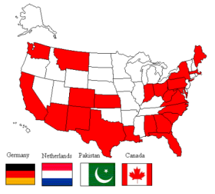 Map - Where Have the Scarlet Hurricane's Gone?